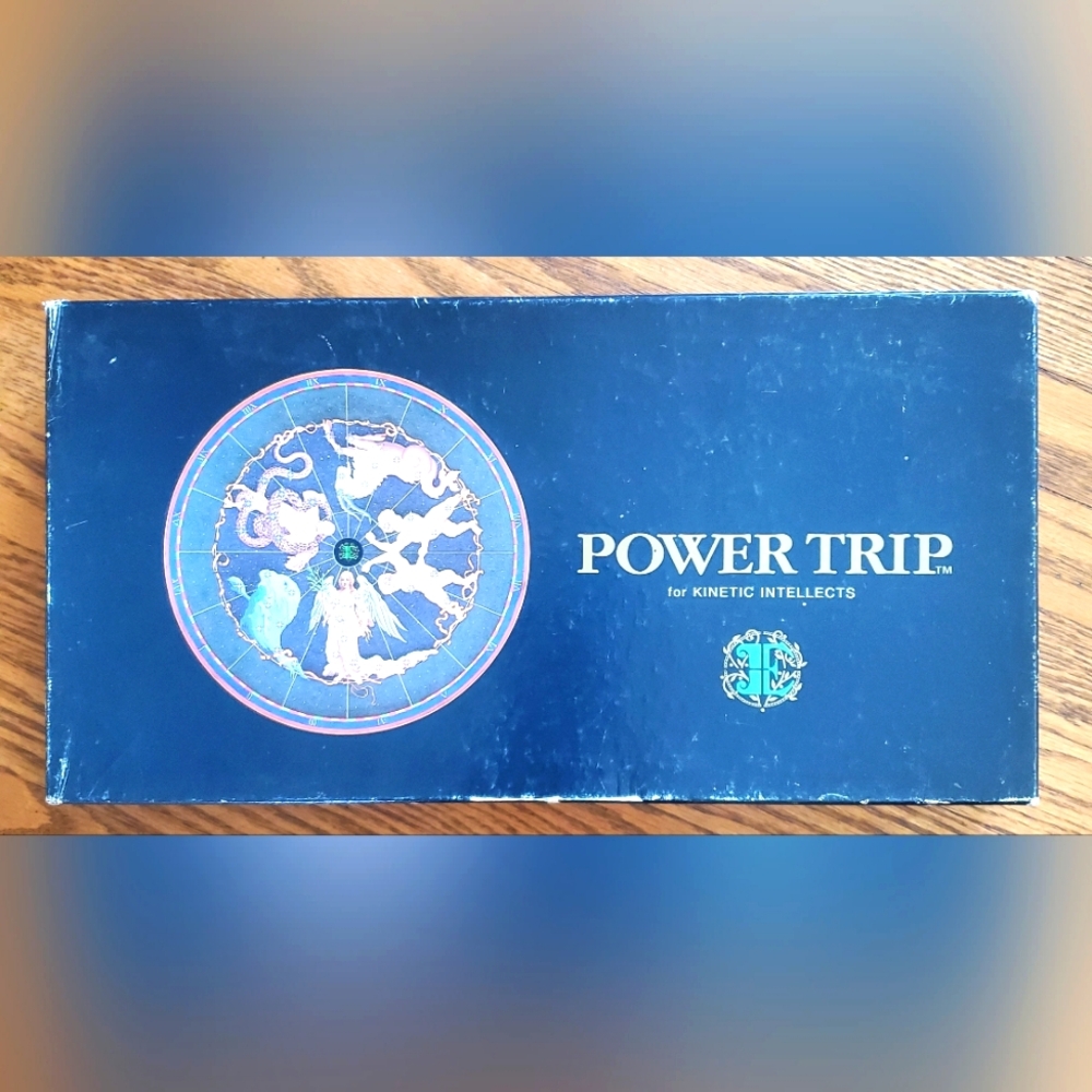 Vintage 1984 Power Trip for Kinetic Intellects board‎ game Earth Educators